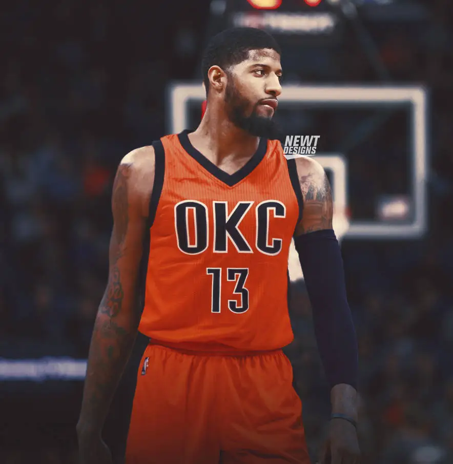 OKC Thunder Paul George. Image by NewtDesigns.